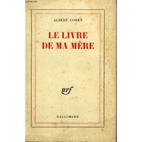 Le Livre De Ma Mere