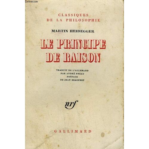 Le Principe De Raison