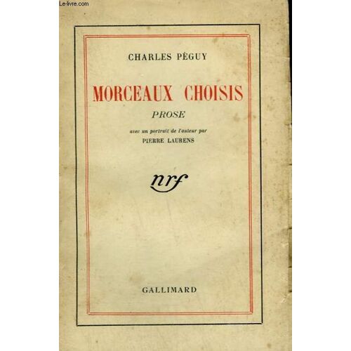 Morceaux Choisis . Prose