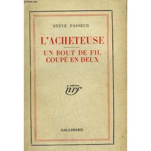 L'acheteuse Suivi De Un Bout De Fil Coupe En Deux