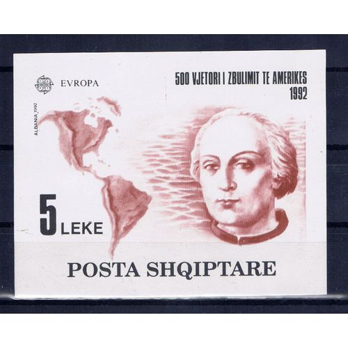 Albanie Europa Cept 1992 Bloc Neuf** Luxe