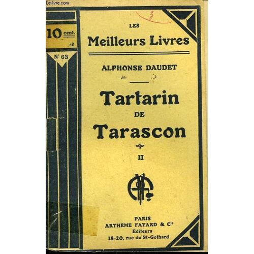 Tartarin De Tarascon. Tome 2. Collection : Les Meilleurs Livres N° 63