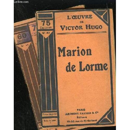 Marion De Lorme - N° 43 Et 44
