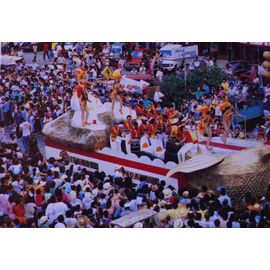 Carte Dépliante Carnaval Panama