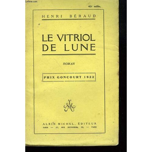 Le Vitriol De Lune