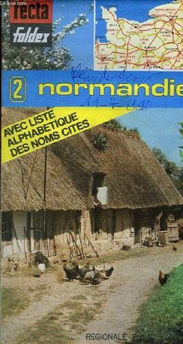 Carte Regionale Routiere Normandie N°2