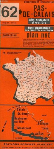 Carte Departement Orientation 62 Pas De Calais