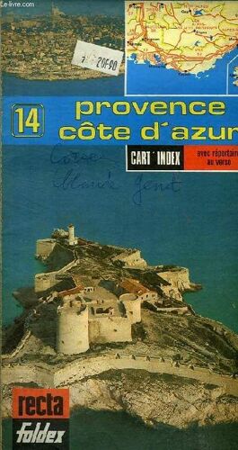 Carte Routiere Provence Cote D'azur N°14