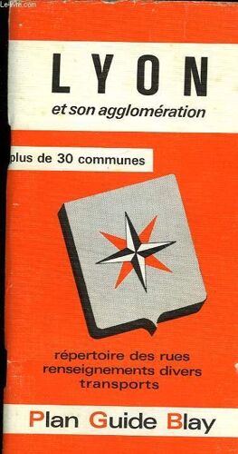 Plan Guide Blay De Lyon Et Son Agglomeration