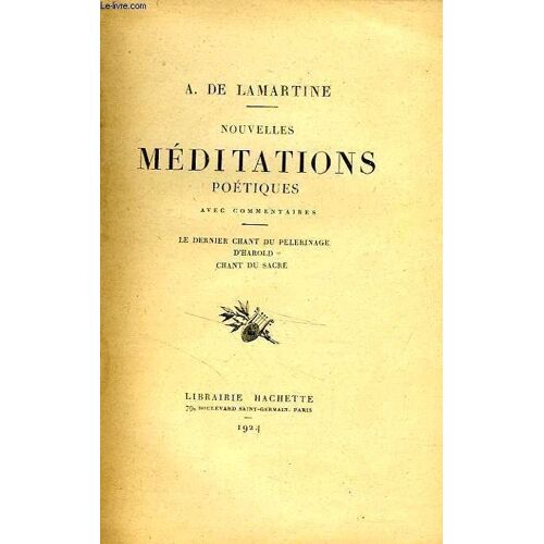 Nouvelles Meditations Poetiques