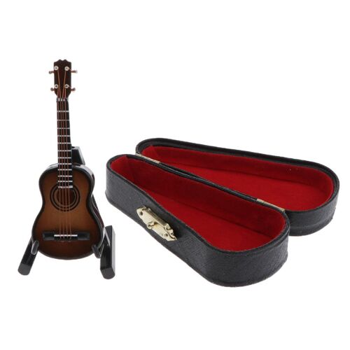 Jouet De Guitare Mini E Pour Maison De Poupée En Bois, Échelle 1:12, Pour Instruments De Musique