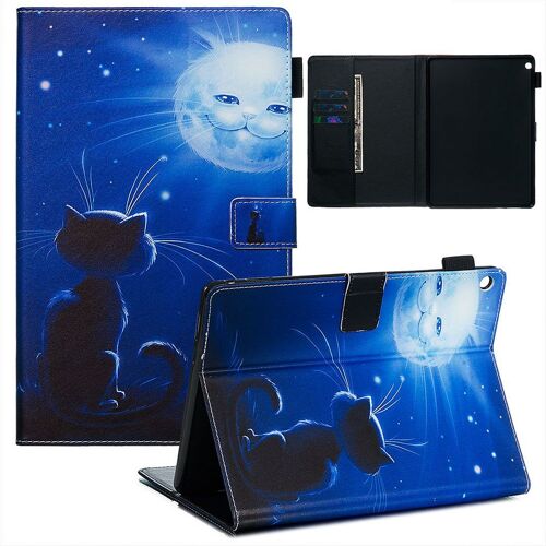 Huawei Mediapad M3 Lite 10.1 Coque, Saturcase Beau Motif Pu Cuir Pu Cuir Magnétique Flip Portefeuille Support Porte-Carte Coque Housse Étui Pour Huawei Mediapad M3 Lite 10.1 (Ypw-7)