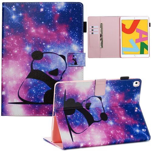 Apple Ipad 10.2 (2019) Coque, Saturcase Beau Motif Pu Cuir Pu Cuir Magnétique Flip Portefeuille Support Porte-Carte Réveil / Veille Automatique Coque Housse Étui Pour Apple Ipad 10.2 (2019) (Ypw-2)