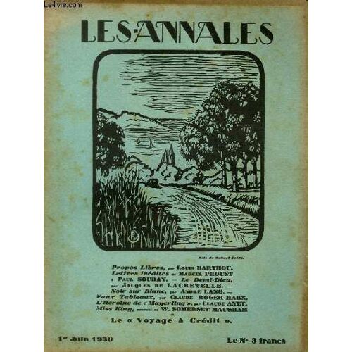 Les Annales Politiques Et Litteraires N° 2359 Bois De Robert Saldo