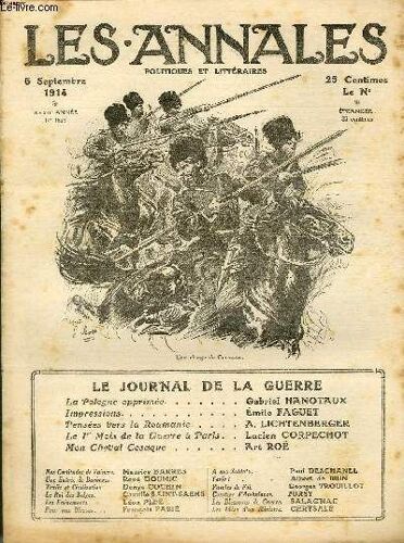 Les Annales Politiques Et Litteraires N° 1628 (2e Semestre) Les Lettres De La Cousine - Un Exode Belge, Par Carolina Garcia Acevedo