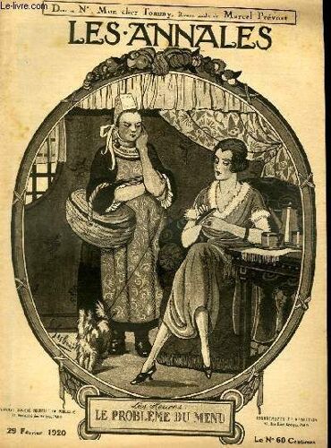 Les Annales Politiques Et Litteraires N° 1914 Les Heures - Le Problème Du Menu, Par Suz. Sesboué