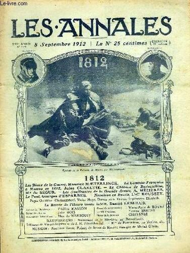 Les Annales Politiques Et Litteraires N° 1524 (2e Semestre) Les Contes Inédits Des Annales - Le Retour De L'heure, Par Daniel Lesueur