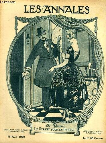 Les Annales Politiques Et Litteraires N° 1921 Les Heures - Le Départ Pour Le Bureau, Par Suz. Sesboué