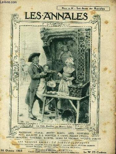 Les Annales Politiques Et Litteraires N° 2103 La Belle Ecaillère, Par Maurice Leloir (Photo Caillet)