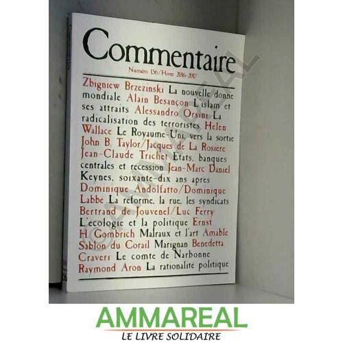 Commentaire N 145 Printemps 2014
