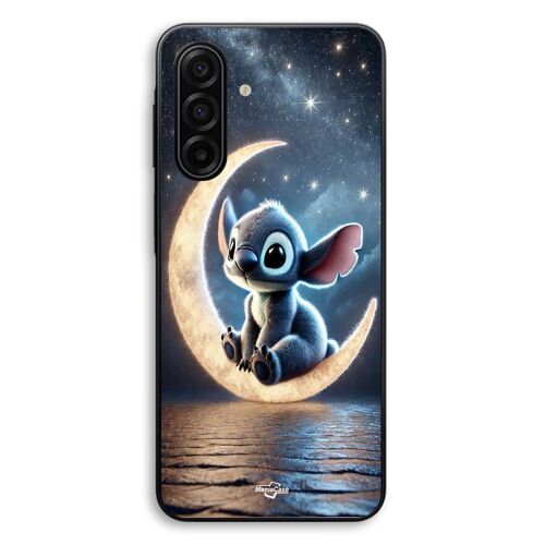 Coque Pour Samsung Galaxy A17 Stitch Lune Nuit Étoilée Maniacase