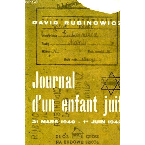 Journal D'un Enfant Juif