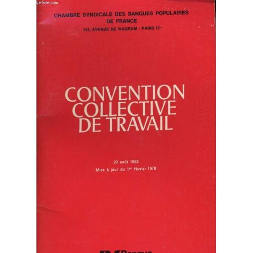 Convention Collective De Travail