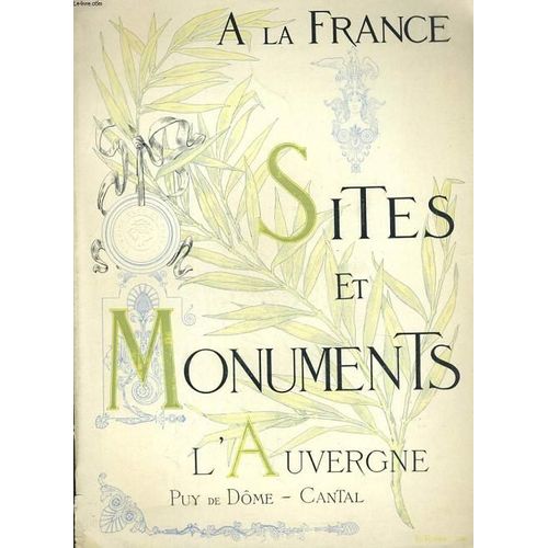 A La France - Sites Et Monuments - L'auvergne (Puy-De-Dome - Cantel)