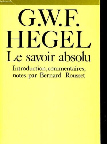 Le Savoir Absolu