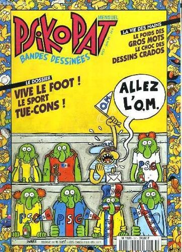 Psikopat - Bandes Dessinees - N°57 - Vive Le Foot! Le Sport Tue-Cons!
