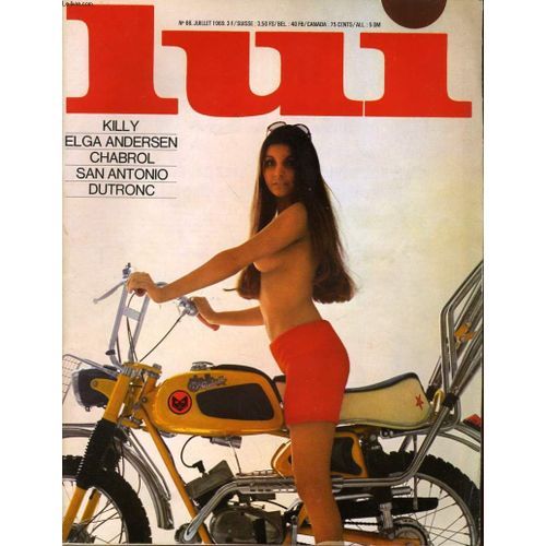 Lui, Le Magazine De L'homme Moderne N° 66 - Killy - Elga Andersen - Chabrol - San Antonio - Dutronc