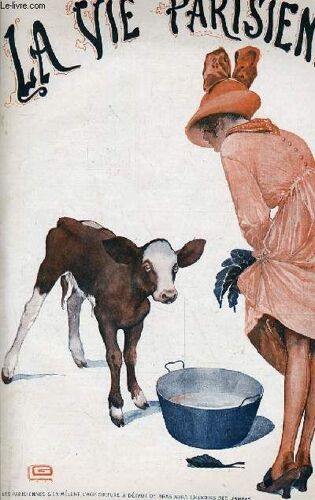 La Vie Parisienne 55e Année - N° 30 - Cinema Par Flip - Projet De Vitraux Pour Remplacer Ceux Qu'ils Ont Brises - Histoire De Nakib Et De La Musicienne Chinoise Par Mir Ali Hadid