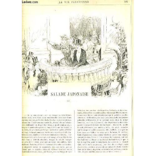 La Vie Parisienne 25e Année - N° 14 - Salade Japonaise De M. - A Saint-Cyr, Vieux Souvenirs. - Les Trois Ecoles De Yves. - La Femme De Bal De N