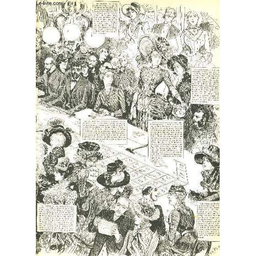 La Vie Parisienne 22e Année - N° 6 - Un Bal A La Division De O. - A Nice, Pendant L'exposition: Les Joueuses De Monte-Carlo De Sahib. - A Propos De Smilis De K. - A Propos D'herodiade De D. ...