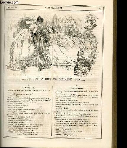 La Vie Parisienne 2e Année - N° 30 - Une Caprice De Celimene - Esther, Mosaîque Religieuse En Trois Actes, Par M. Jules Cohen - Scenes Militaires, Le Pansage - Distionnaire Des Armees De ...