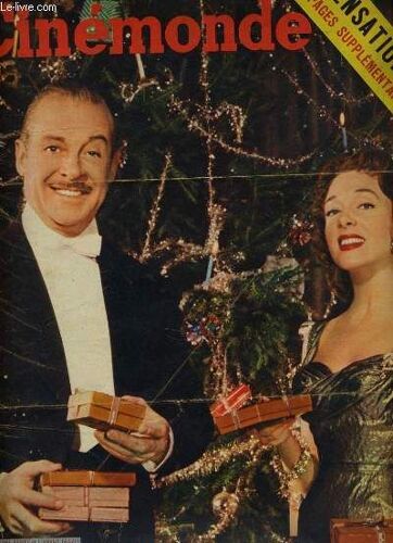 Cinemonde - 23e Annee - N° 1115 - Micheline Presle Et Fernand Gravey Héros De Treize A Table Vous Présentent Leurs Meilleurs Voeux De Noël
