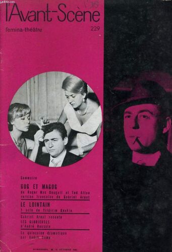 L'avant-Scene - Femina-Theatre N° 229 - Gog Et Magog De Roger Mac Dougall Et Ted Allan