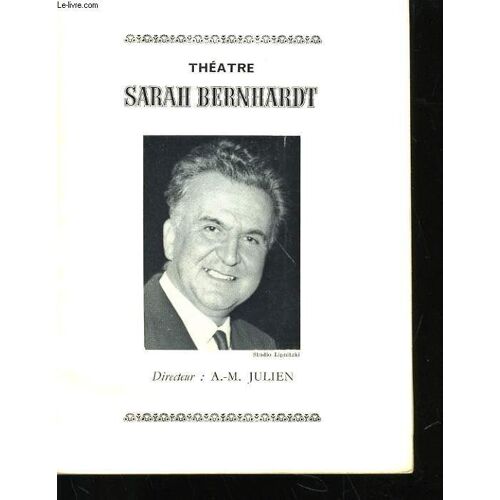 Programme Tehatre Sarah Bernhardt