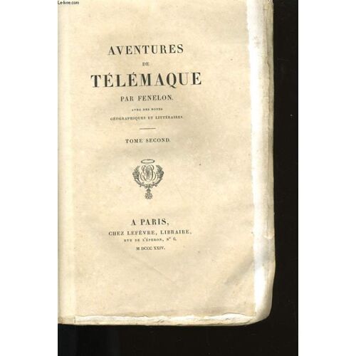 Les Aventures De Telemaque. Tome 2
