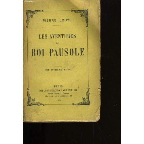Les Aventures Du Roi Pausole