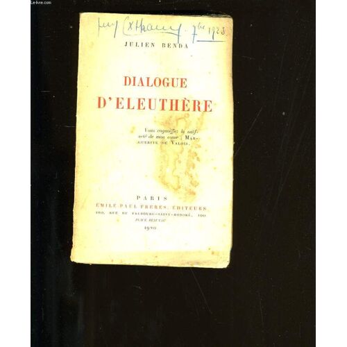 Dialogue D'eleuthere
