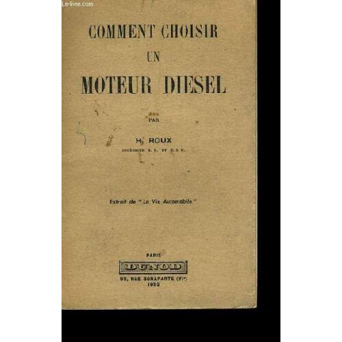 Comment Choisir Un Moteur Diesel