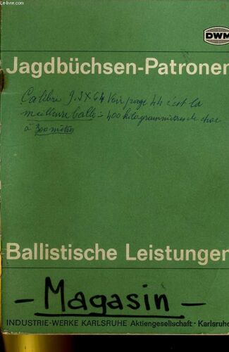 Jagdbüchsen-Patronen. Ballistische Leistungen
