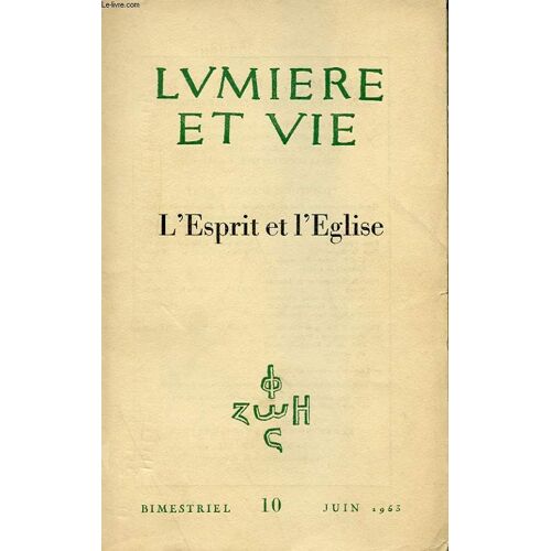 N° 10 - L'esprit Et L'eglise