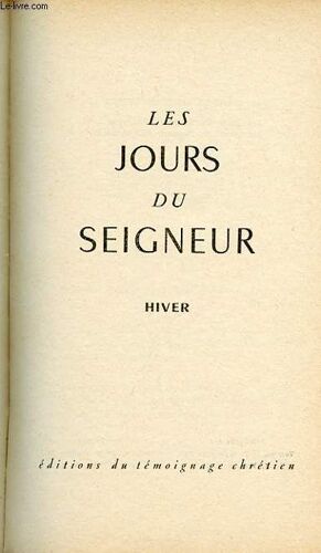 Les Jours Du Seigneur - Hiver