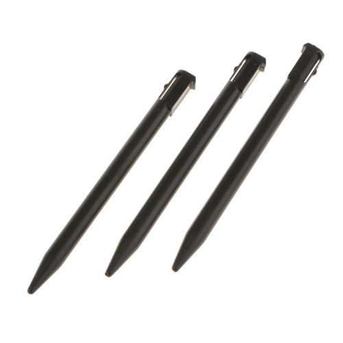 Stylo À Écran Tactile 3 Pièces Pour Console De Manette De Jeu Stylet Sensible Pour Nintendo 3ds Noir
