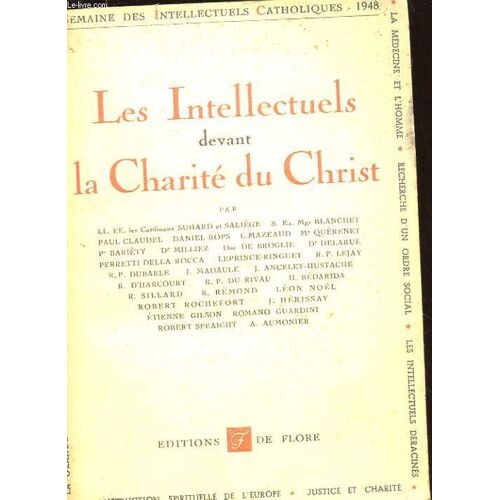 Les Intellectuels Devant La Charite