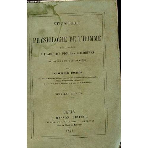 Structure Et Physiologie De L'homme Demontrees A L'aide Des Figures Coloriees Decoupees Et Superposees