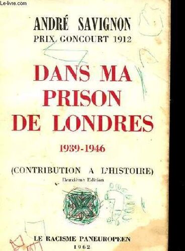 Dans Ma Prison De Londres 1939-1946