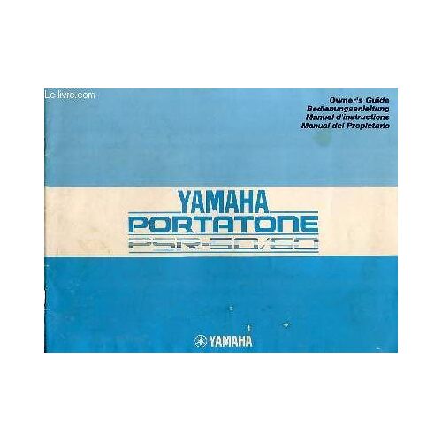 Yamaha Portatone Psr-50/60 - Manuel D'instructions